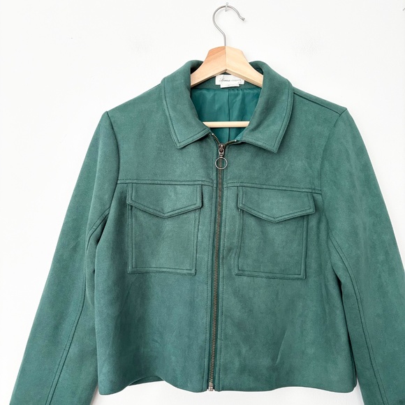 Lovers + friends Nanette faux suede crop jacket - Picture 6 of 9